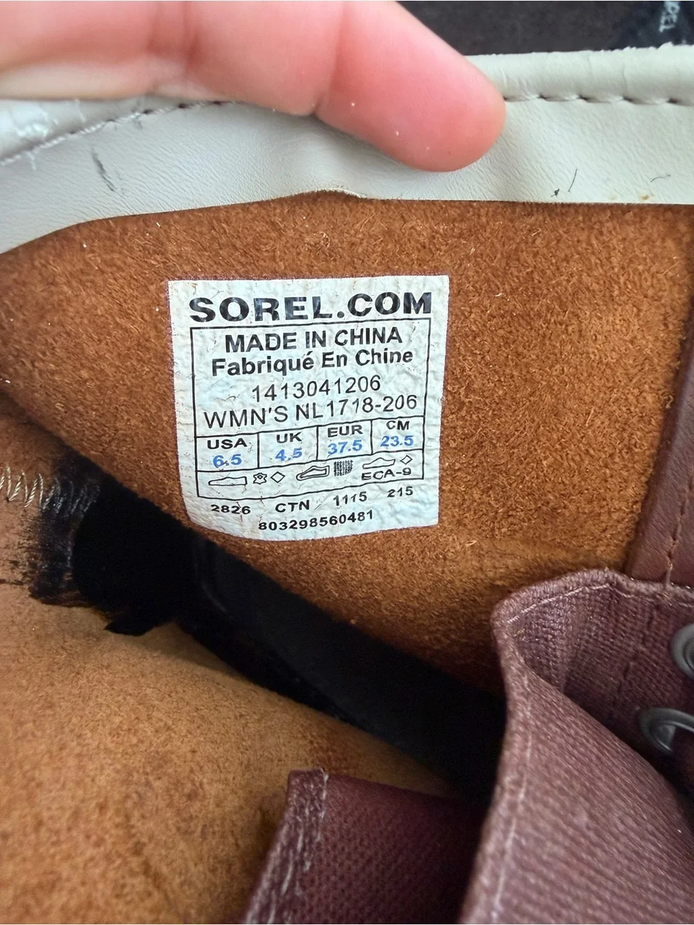 Sorel Brown and Black Waterproof Lace-Up Snow/Rain Boots
